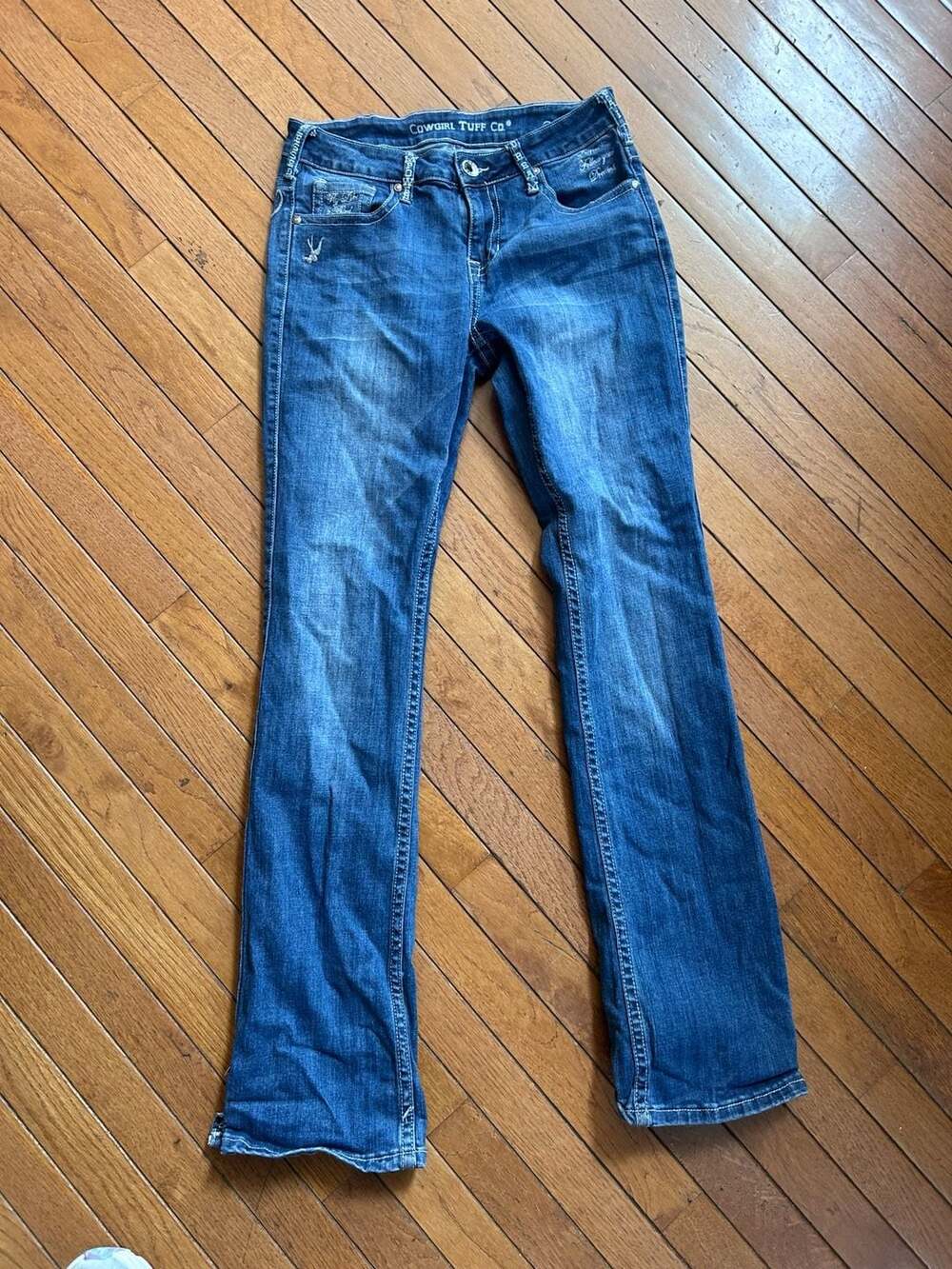 Cowgirl Tuff Co. Women's Bootcut Jeans with Embroidery western jeans